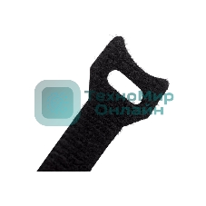 Хомут-липучка LANMASTER LAN-VCM180-BK, 180мм, 20шт, черный