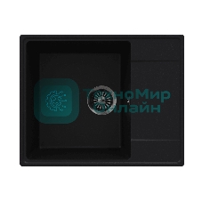 Кухонная мойка Maunfeld Lacrima 605 MFQS-605B черный