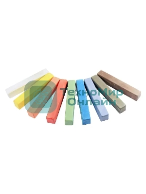 Мел цветной Silwerhof 882086-09 Солнечная коллекция 9 цветов, картонная коробка