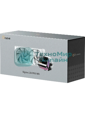 Система охлаждения Ocypus Sigma L24 PRO WH IPS Display/white/290W/All Intel/AMD AM*/Screws