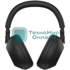 Беспроводные/проводные наушники Sony WH-1000XM6 черный, полноразмерные, Bluetooth + проводной, адаптивное активное шумоподавление, до 40 ч