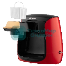 Кофеварка капельная Sencor SCE 2101RD красный, исп. кофе - молотый, 0.3 л. 500 Вт.