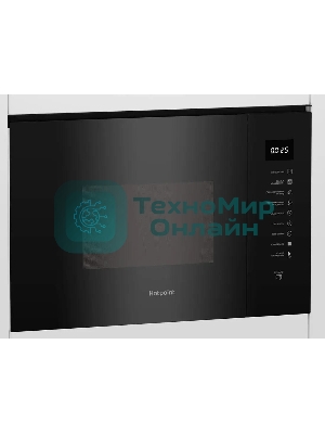 Микроволновая печь встраиваемая Hotpoint MF25G BL H, 25л, 900Вт, черный