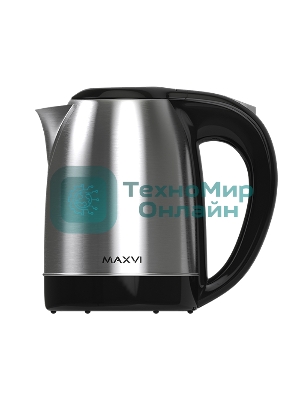 Чайник электрический Maxvi KE1721S silver-black