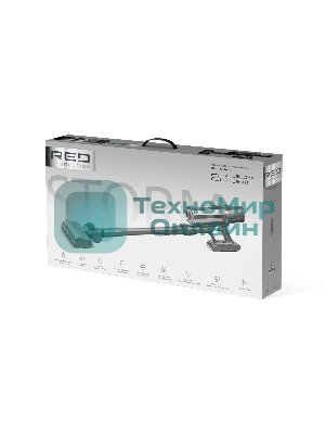 Пылесос вертикальный моющий Red Solution X20 темно-серый/серый, питание от аккумулятора, 220 Вт, уборка влажная/сухая, пылесборник 1.4 л