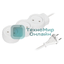 Удлинитель бытовой Smartbuy (SBE-10-3-10m-N) 3 гн х 10,0 м белый