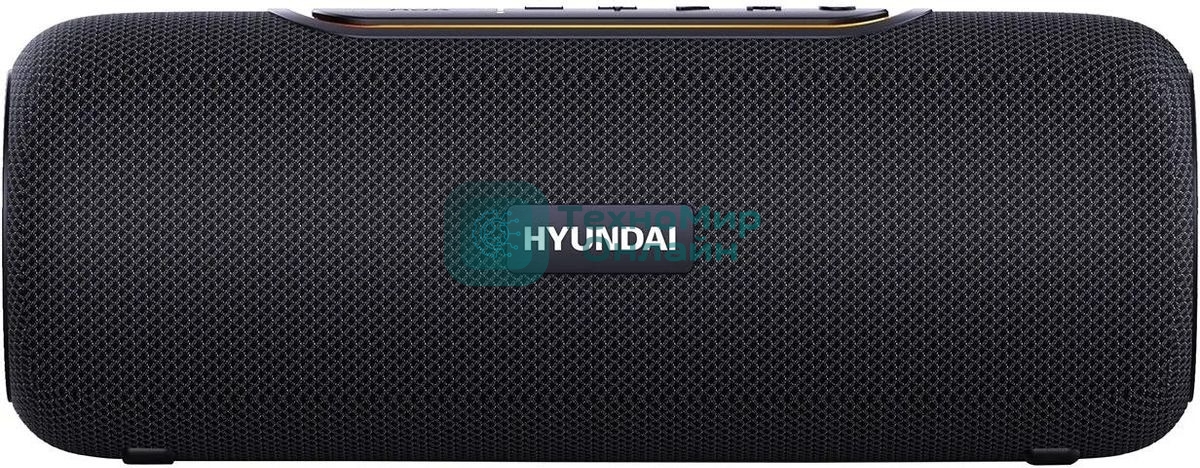 Колонка портативная Hyundai H-PS1021 черный/черный 25 Вт 1.0 BT 10м 1500mAh
