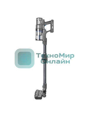 Пылесос вертикальный BBK BV3005 серый/синий, питание от аккумулятора, 160 Вт, уборка сухая, пылесборник 0.6 л