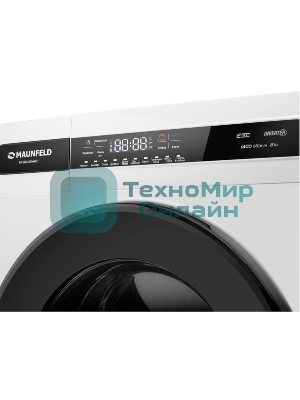 Стиральная машина Maunfeld MFWM148WH01 белый, загрузка фронтальная 8 кг, 1400 об/мин., класс: А+++