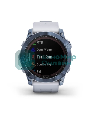 Умные часы Garmin Fenix 7x Sapphire Solar синий минерал 51мм