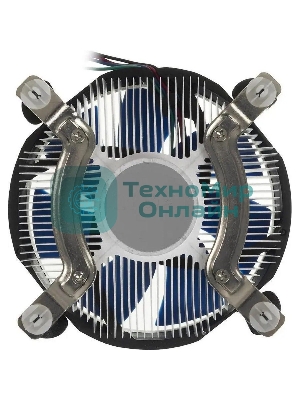 Кулер для процессора DEEPCOOL THETA 21 PWM черный/синий, 92 мм, алюминий, 2400 об/мин, 33.4 дБ, 4 pin, 95 Вт, 60.5 мм