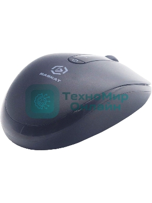 Мышь беспроводная Raskat M002WBR черный, 1600 dpi, радиоканал, Bluetooth, USB, кнопки - 4