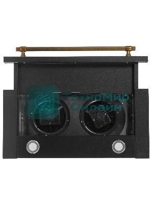 Вытяжка встраиваемая Korting KHP 6617 RN черный/бронзовый, 60 см, 650 куб. м/ч, 58 дБ