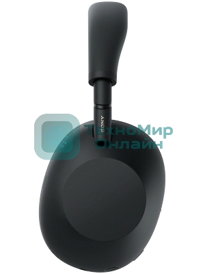 Беспроводные/проводные наушники Sony WH-1000XM6 черный, полноразмерные, Bluetooth + проводной, адаптивное активное шумоподавление, до 40 ч