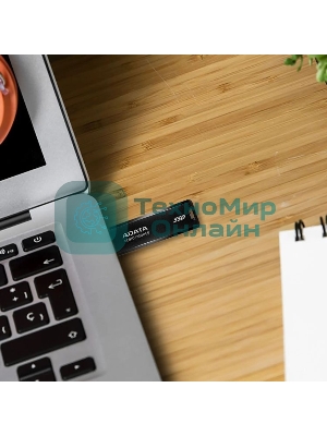 Внешний SSD ADATA SC610, 1TB, USB 3.2 Gen 2 Type-A, R/W 550/500, черный