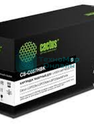 Картридж лазерный Cactus CS-C057HBK черный (10000 стр.) для Canon LBP228x/LBP226dw/LBP223dw/MF449x/MF446x/MF445dw