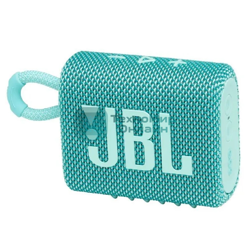 Портативная акустика JBL GO 3, бирюзовый