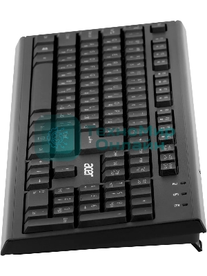 Комплект клавиатура+мышь Acer OKR120 беспроводной, USB, 1600 DPI, чёрный