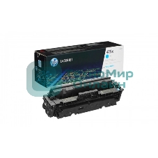Картридж лазерный Cartridge HP 415X для LJ Pro M454/MFP M479/M480f, голубой (6 000 стр.) (желтая упаковка)