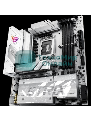 Материнская плата ASUS ROG STRIX B860-G GAMING WIFI, LGA 1851, Intel B860, 4xDDR5, 4xSATA, 4xM.2, 1xPCIe 5.0 x16, 1xDP, 1xHDMI, 1xThunderbolt 4, 1x 2.5Gb LAN, 1xUSB-C 20Gbps, 1xUSB-A 10Gbps, 3xUSB-A 5Gbps, 4xUSB-A 2.0, 2x3.5 мм, 7.1, mATX