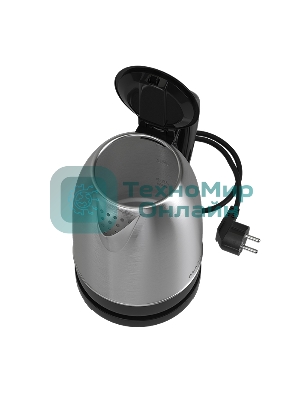 Чайник электрический Maxvi KE1721S silver-black