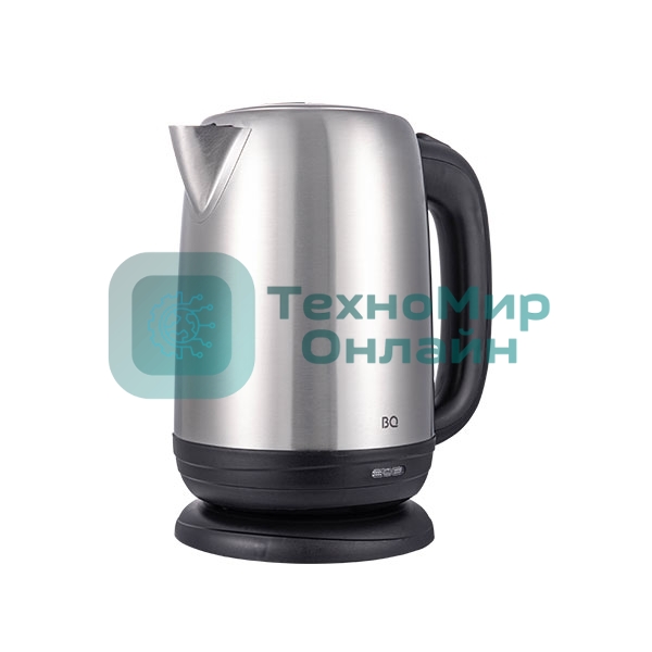 Чайник электрический BQ KT1821S черный/стальной, 2200 Вт, 1.7 л