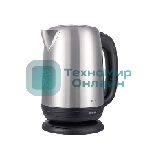 Чайник электрический BQ KT1821S черный/стальной, 2200 Вт, 1.7 л