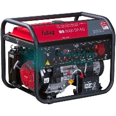 Генератор бензиновый FUBAG BS 8000 DA ES 641018 Мах мощность, (LTP), 9,5 кВА, Длительная мощность (COP), 7.5 кВт 25 бака л, объем 459 см, мощность 10,29/14 кВт/л.с., 230/400 В, 84 дБ (7 м), 102 Вес, кг