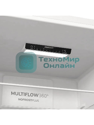 Холодильник Gorenje NRK6201EW4 белый двухкамерный 235/96 л морозилка снизу, No Frost