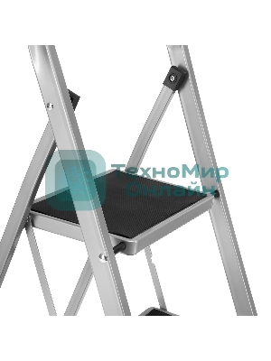 Стремянка стальная Сибртех, 5 широких ступеней 20х30 см с полимерным покрытием