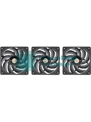 Вентилятор Thermaltake Toughfan EX14 Pro реверсивный 140x140x25mm черный 4-pin 31.6-34.1dB Ret (CL-F172-PL14BL-A)