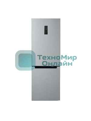 Холодильник Бирюса Б-M920NF металлик двухкамерный 210/100 л морозилка снизу, No Frost