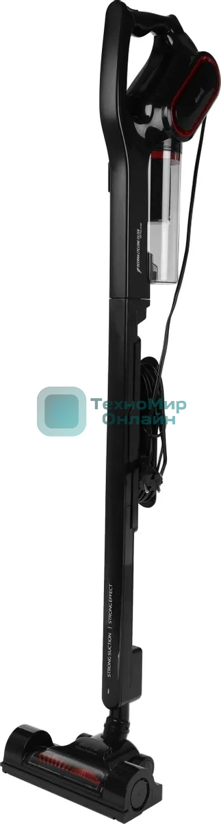 Пылесос вертикальный Deerma DX700 Pro черный, питание от сети, 210 Вт, уборка сухая, пылесборник 0.8 л