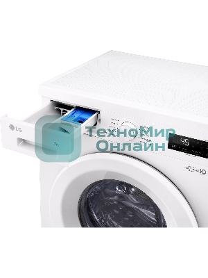 Стиральная машина LG F2Y1HS3W белый, загрузка фронтальная 7 кг, 1200 об/мин., класс: А