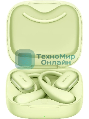 Наушники TWS Huawei FreeArc (Moose-T00) зеленый, открытые (накладные с дужкой), Bluetooth, до 7 ч