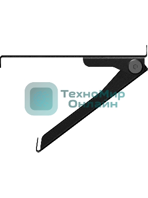 Кронштейн универсальный Holder SBS-101-B черный макс.3кг настенный