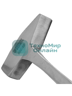 Молоток слесарный Denzel 800 г, цельнометаллический, двухкомпонентная рукоятка