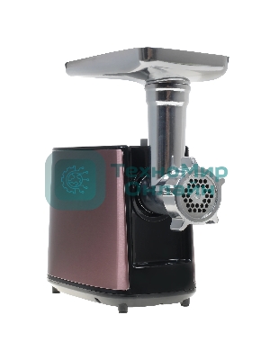 Мясорубка электрическая BBK MG1801 медь/черный, 1800 Вт, 2.0 кг/мин, реверс, защита от перегрузки, металлический лоток, насадки - 4