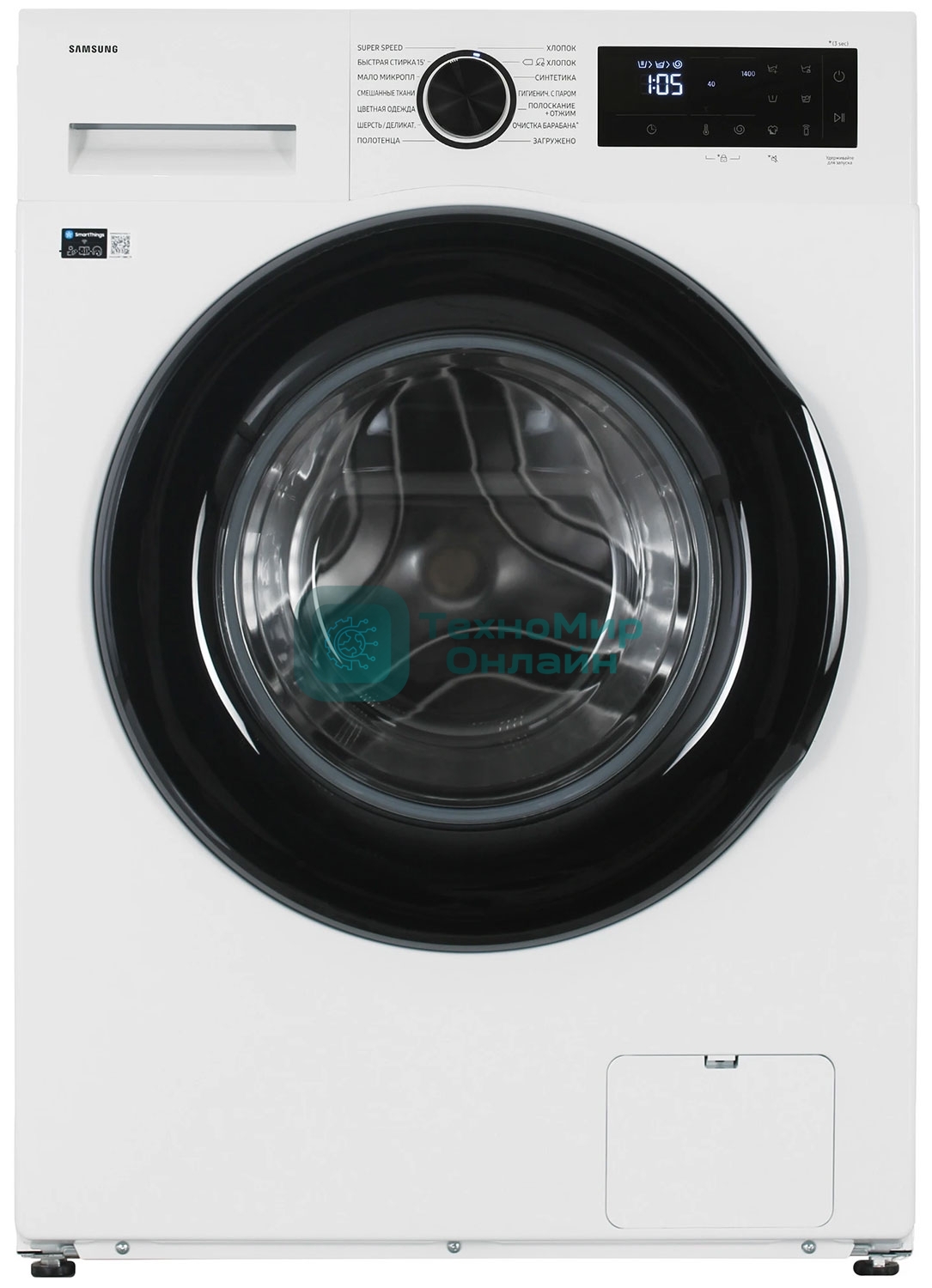 Стиральная машина Samsung WW90DG5U34AELP класс: A загр.фронтальная макс.:9кг белый