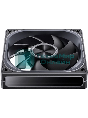 Кулер для корпуса JONSBO ZA-120BR Reverse (120x120x28мм, 4-pin PWM, ARGb, 62.4CFM, 37.3dBA, 2400RPM, черный)