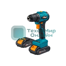 Дрель-шуруповерт Bort BAB-21-BLK, 18 В, 1,5 Ач, 50 Нм, бесщеточный