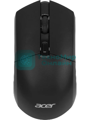 Комплект клавиатура+мышь Acer OKR120 беспроводной, USB, 1600 DPI, чёрный