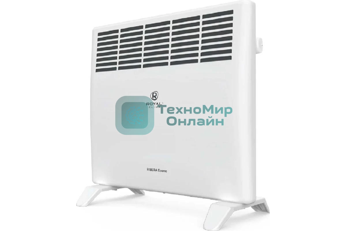 Конвектор электрический Royal Clima REC-RE1000M белый, 1000 Вт, 15 м2, термостат