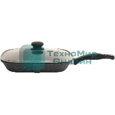 Сковорода-гриль StarWind Chef SW-CH3027GGR, 27х27 см, серый