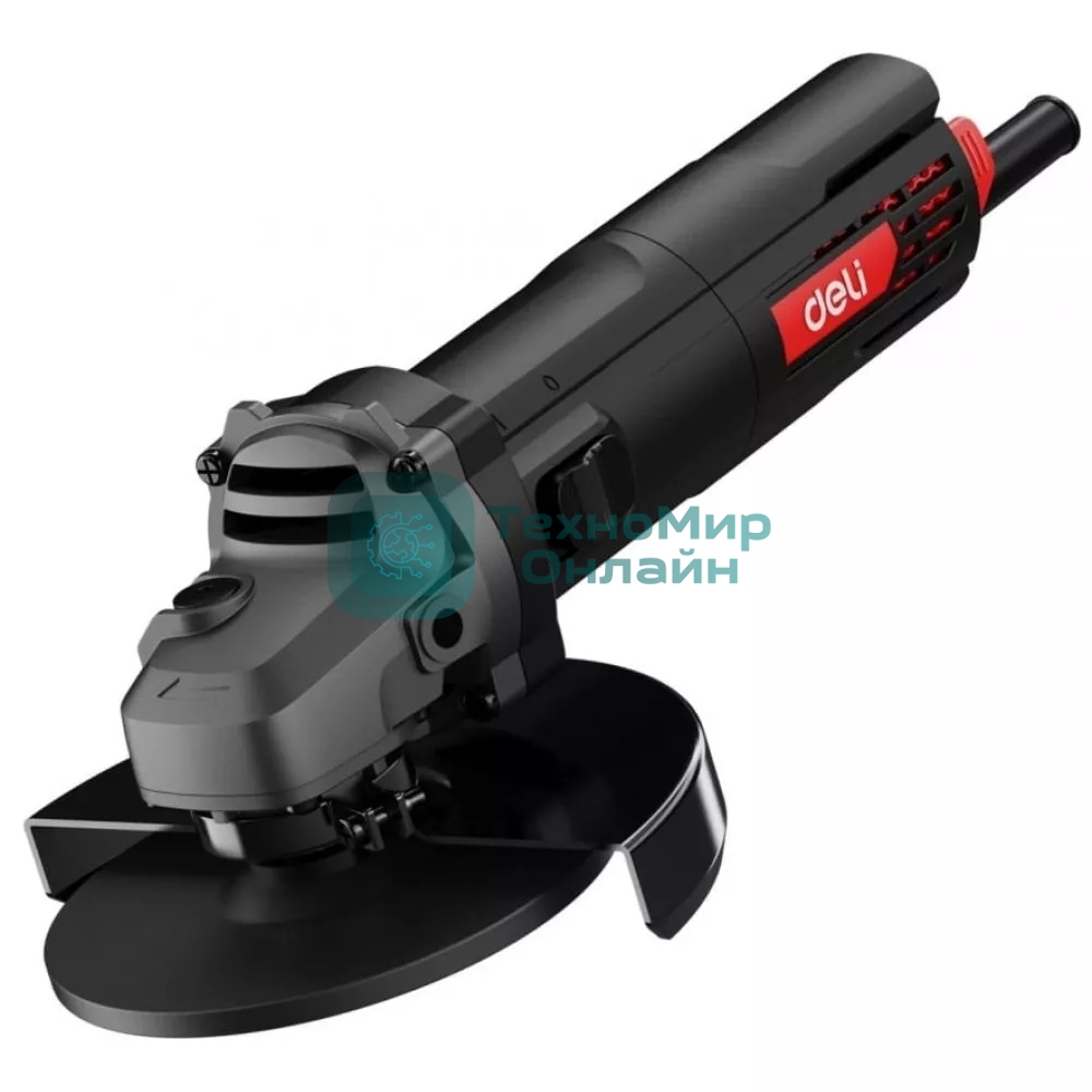Угловая шлифовальная машина Deli DE-JM125-4E (890Вт, 125мм, 12000об/мин, картон)