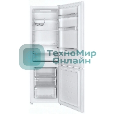 Холодильник Maunfeld MFF176SFW белый двухкамерный 187/75л морозилка снизу, ручная разморозка