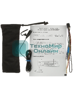 Автомагнитола JVC KD-X482BT, 1 DIN, Bluetooth, USB Type-A, AUX, съёмная панель