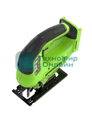 Лобзик электрический аккумуляторный GreenWorks GD24JS90, 24V, бесщеточный без АКБ и ЗУ (3601707)