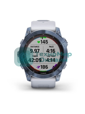 Умные часы Garmin Fenix 7x Sapphire Solar синий минерал 51мм