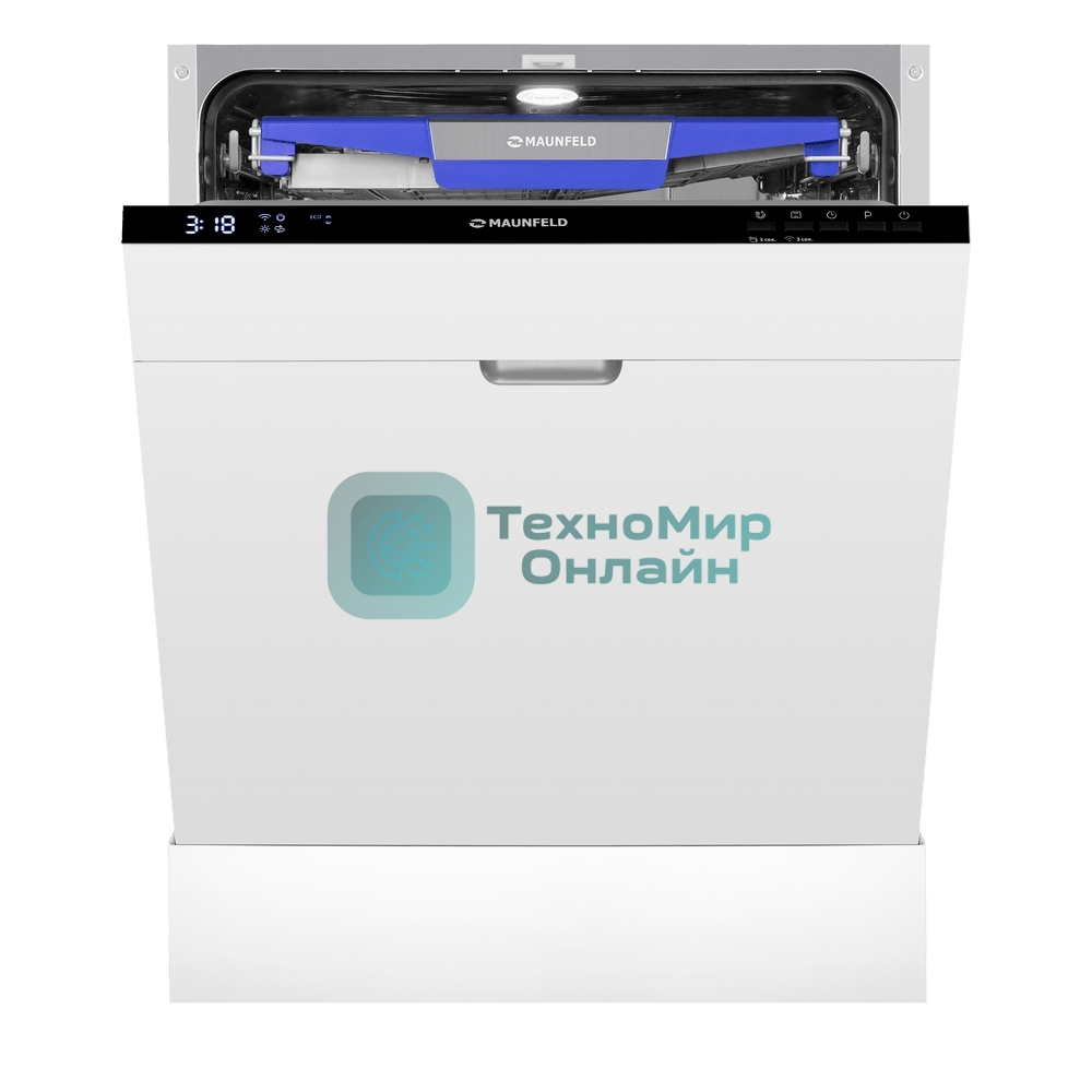 Посудомоечная машина Maunfeld MLP60230 Light Beam Inverter Wi-Fi, нержавеющая сталь, 59.5 см, 14 компл., 44 дБ, класс A+++
